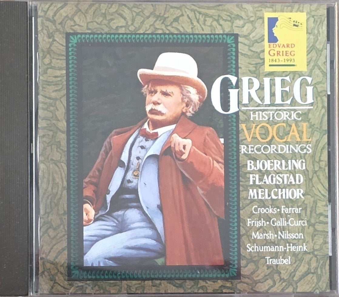 Edvard Grieg: Historic Vocal Recordings CD, Ophalen of Verzenden, Romantiek, Zo goed als nieuw, Vocaal