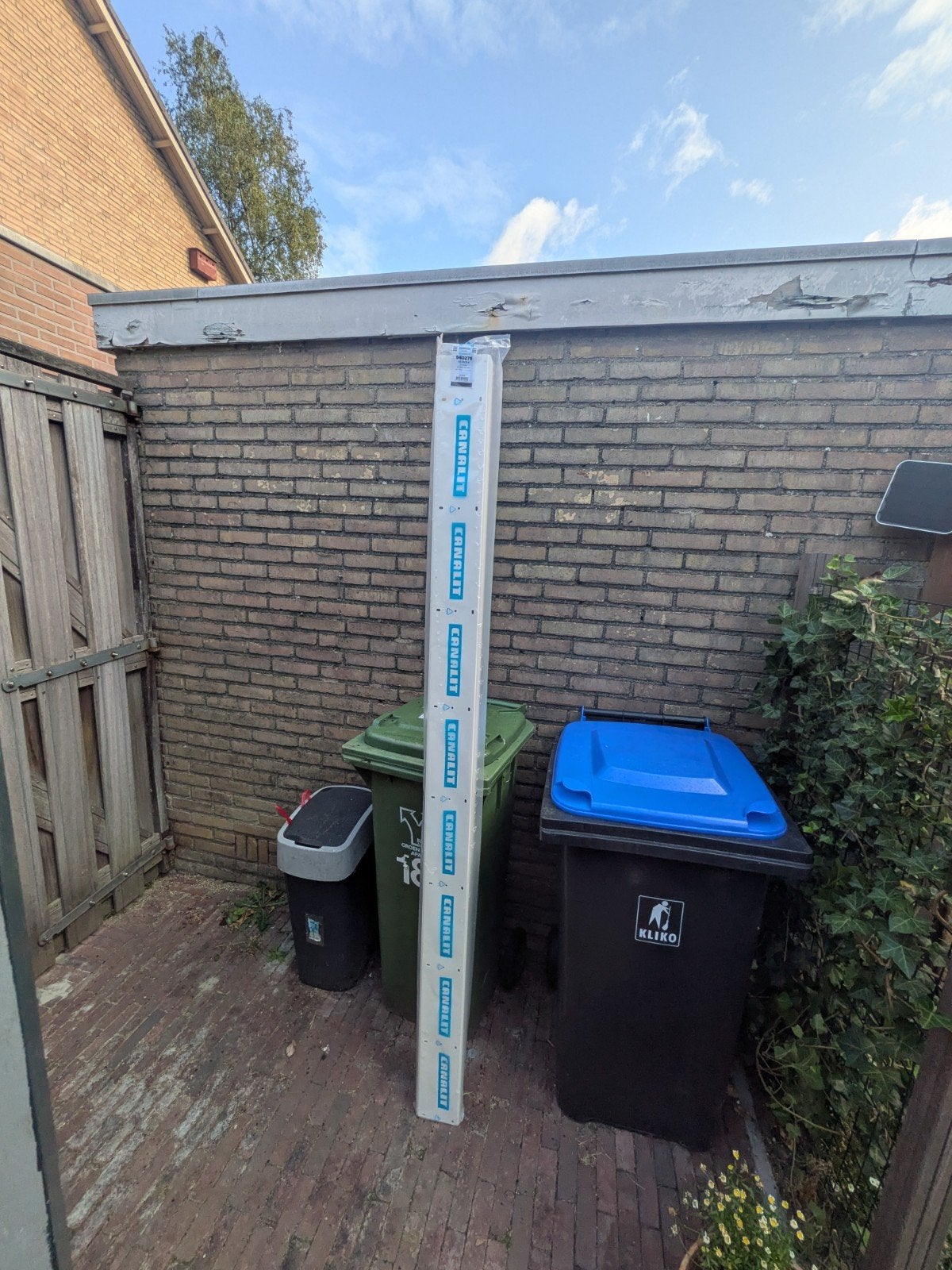 2x 2 meter Canalit Airco leiding Kabelgoot Wit, Witgoed en Apparatuur, Airco's, Ophalen, Nieuw
