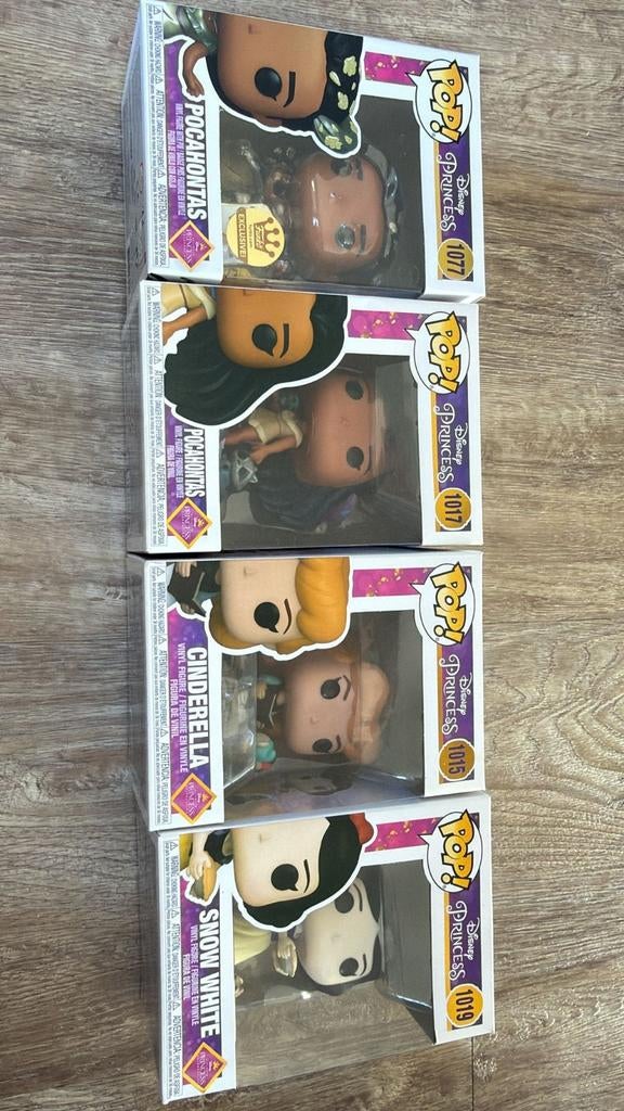 Funko Pop! Disney Prinsessen, Ophalen of Verzenden, Pocahontas of Kl. Zeemeermin, Nieuw, Beeldje of Figuurtje
