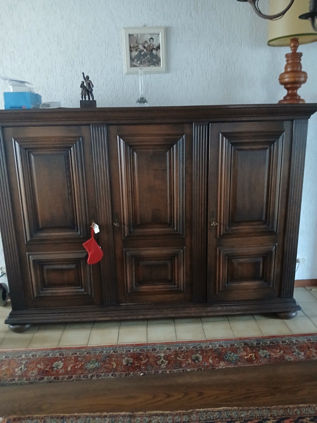prachtige eiken kast, Ophalen