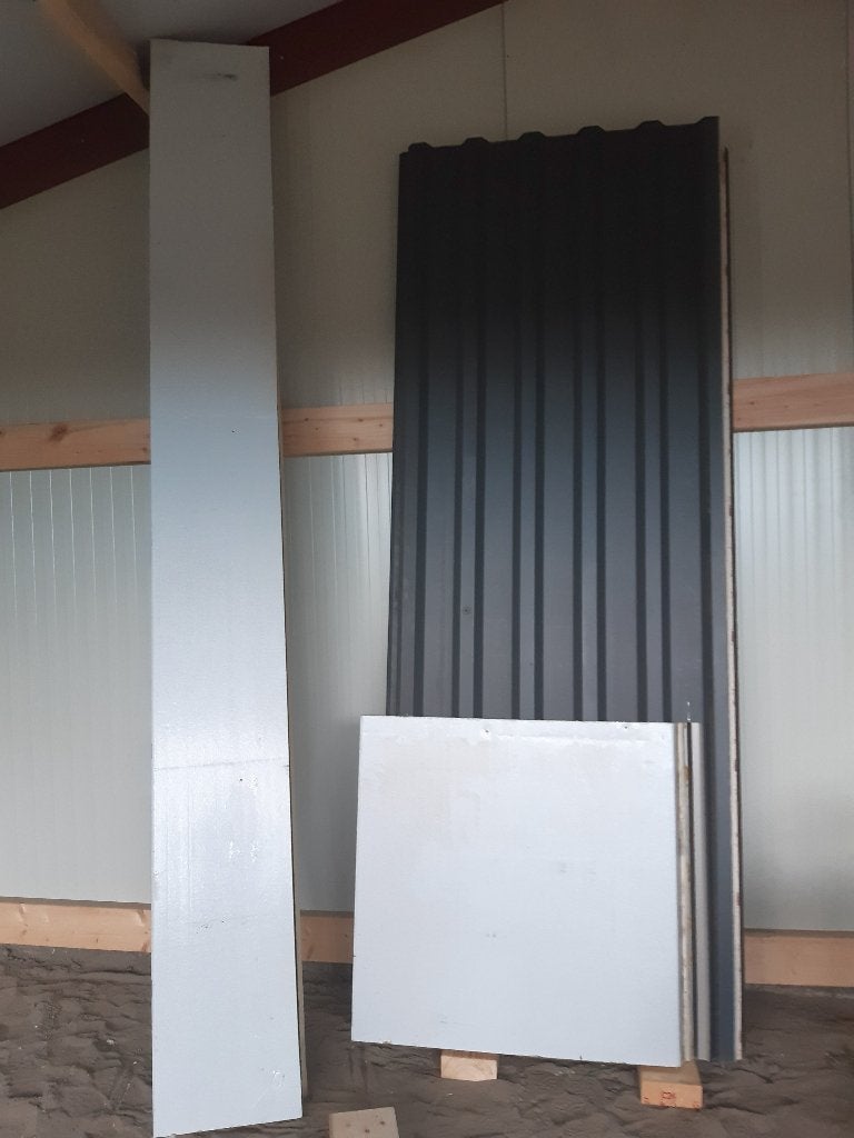 geisoleerde dakplaat sandwich dak paneel, Ophalen, Gebruikt, Overige materialen, 50 tot 100 mm