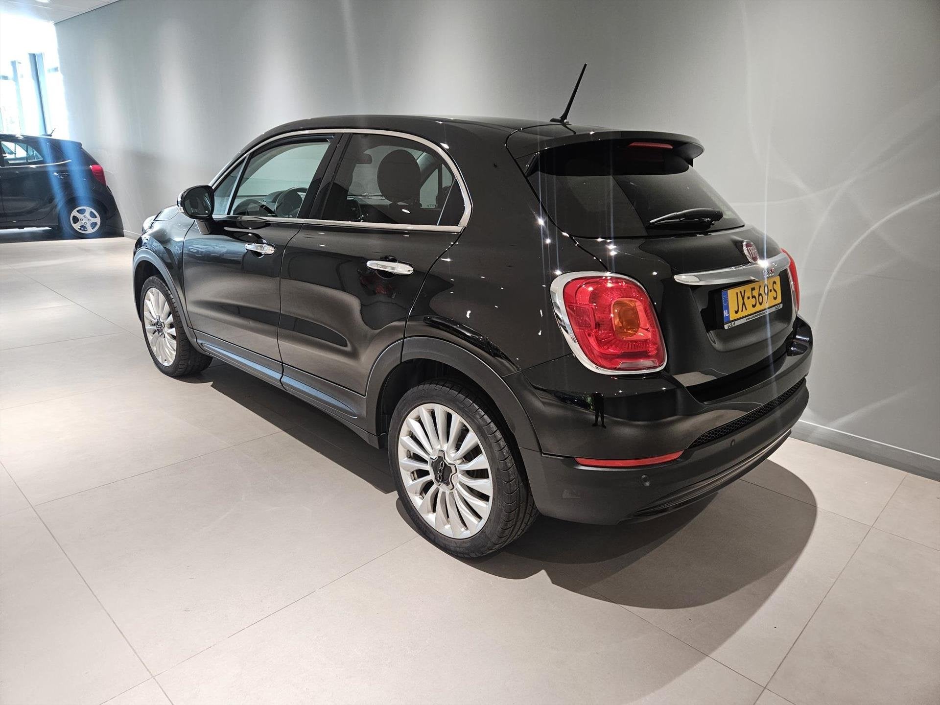 FIAT 500X 1.4 Turbo MultiAir 16V 140pk DCT Lounge, Auto's, Fiat, Bi-Xenon koplampen, Gebruikt, 4 cilinders, Zwart