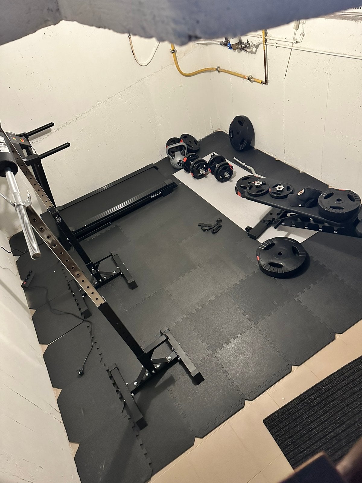 Fitness spullen te koop! In set of los, Ophalen, Gebruikt, Armen, Fitnessbank