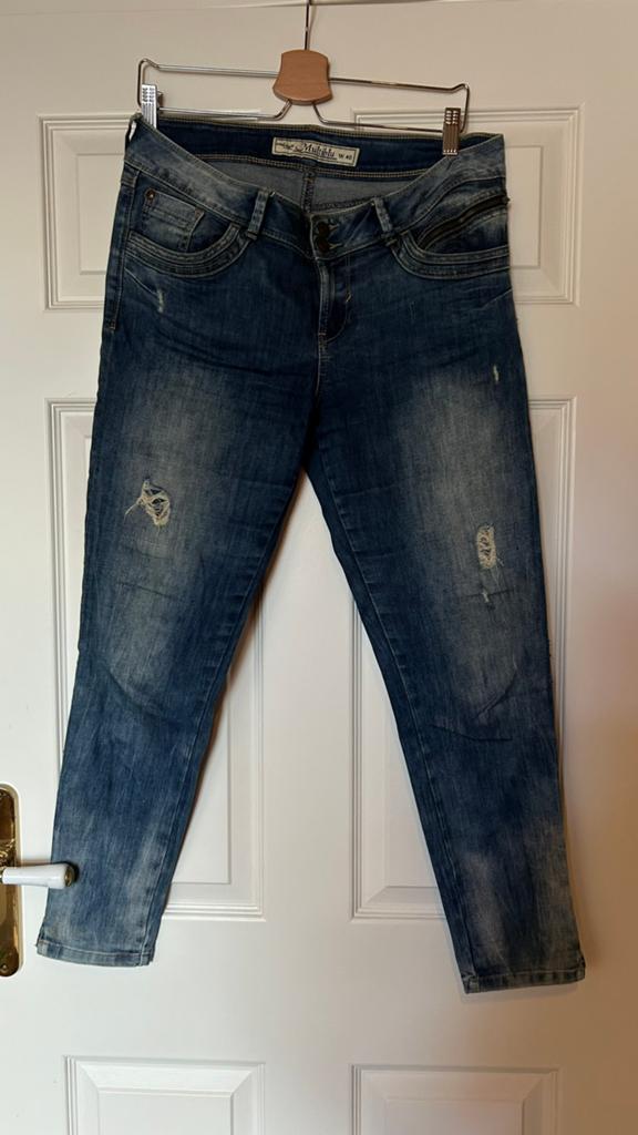 Multiblu blauwe jeans maat 40, Blauw, Multiblu, Ophalen of Verzenden, Zo goed als nieuw
