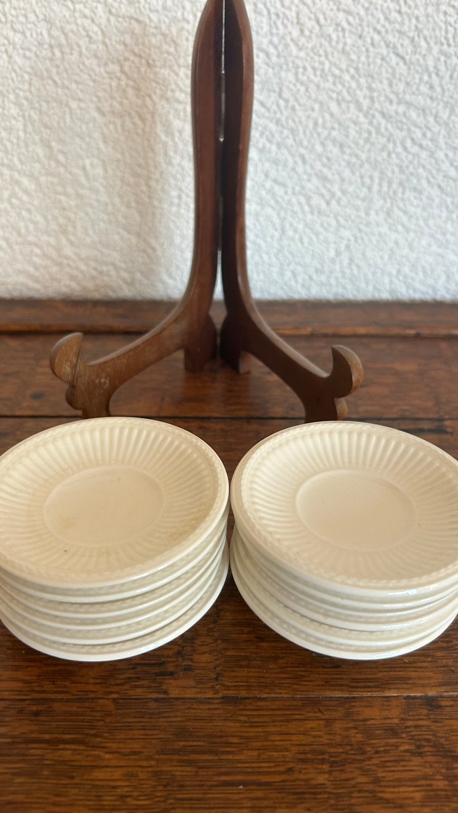 Wegwood Edme originele oude stempel petit four bordjes 8 cm, Ophalen