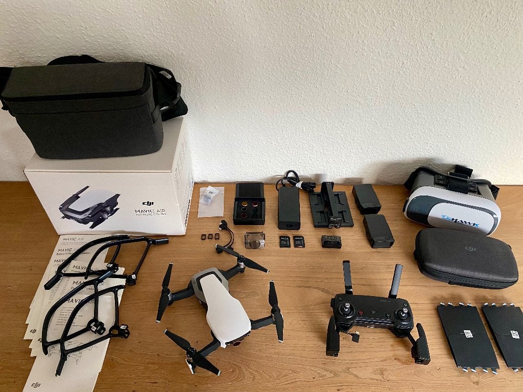 DJI Mavic Air Fly More Combo – zeer nette complete set, Audio, Tv en Foto, 250 tot 900 gram, Cameradrone, Return to Home, Zo goed als nieuw