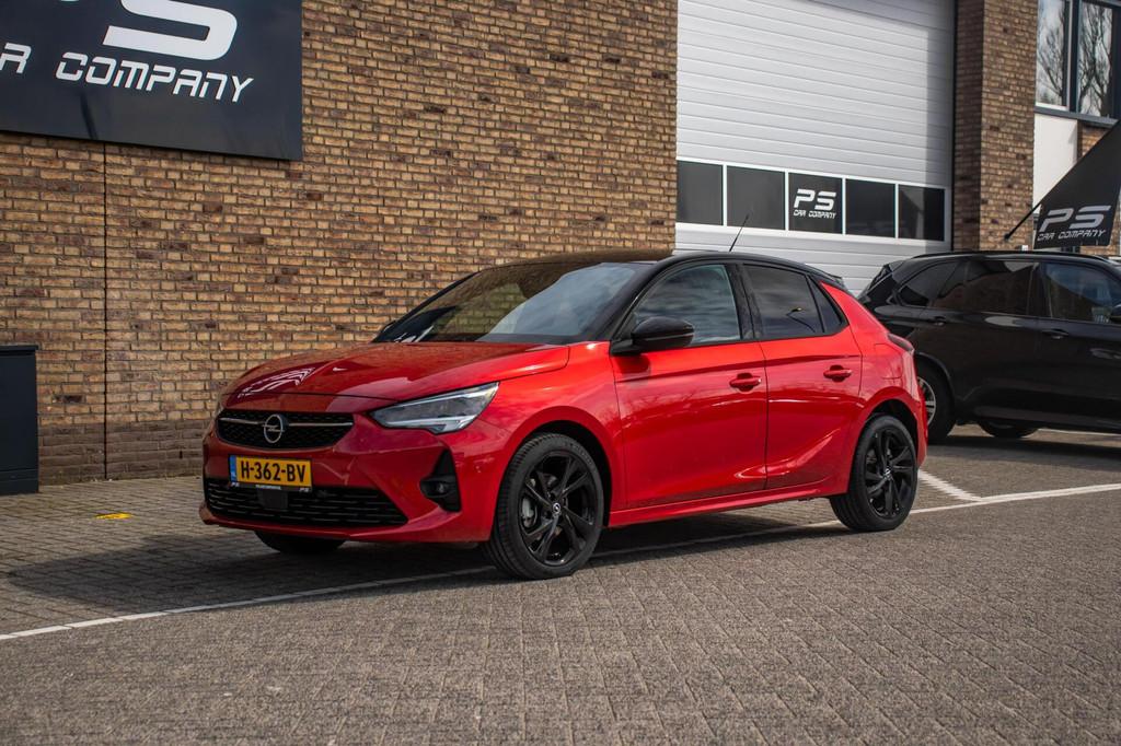 Opel Corsa 1.2 GS Line, Origineel NL/1e eig/Carplay/Dodehoek, Gebruikt, Met garantie (alle), Parkeersensor, 49 €/maand