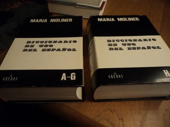 María Moliner :Diccionario de uso del espanol 2 volumes, Ophalen of Verzenden, Zo goed als nieuw