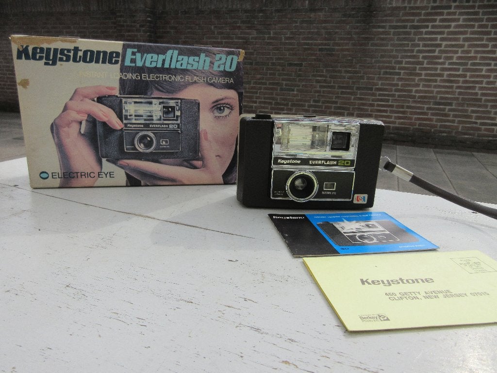 Vintage Keystone Everflash 20 Camera, Ophalen of Verzenden, Zo goed als nieuw, Compact, Overige Merken