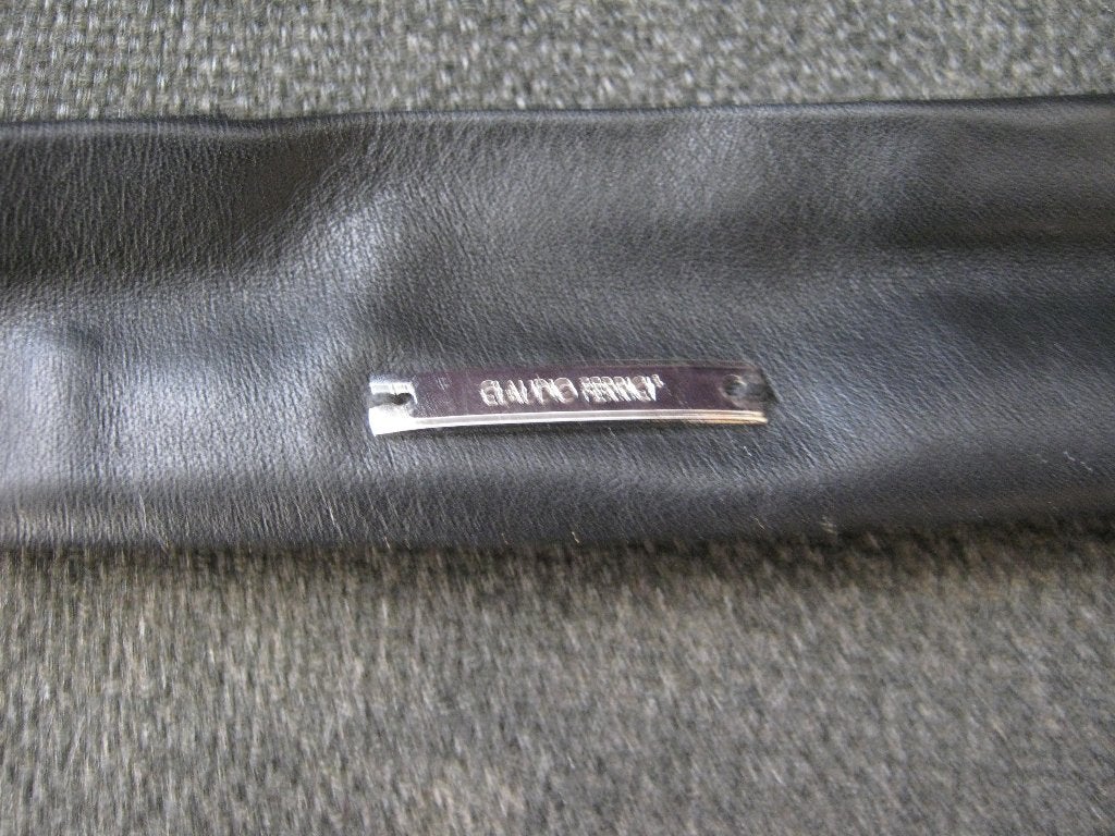 Claudio Ferrici armband nieuw, Zwart, Nieuw, Leer, Ophalen of Verzenden