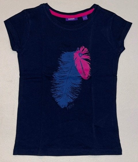 Donkerblauw girlieshirt van Mexx – Maat 110/116, Kinderen en Baby's, Kinderkleding | Maat 110, Mexx, Meisje, Ophalen of Verzenden