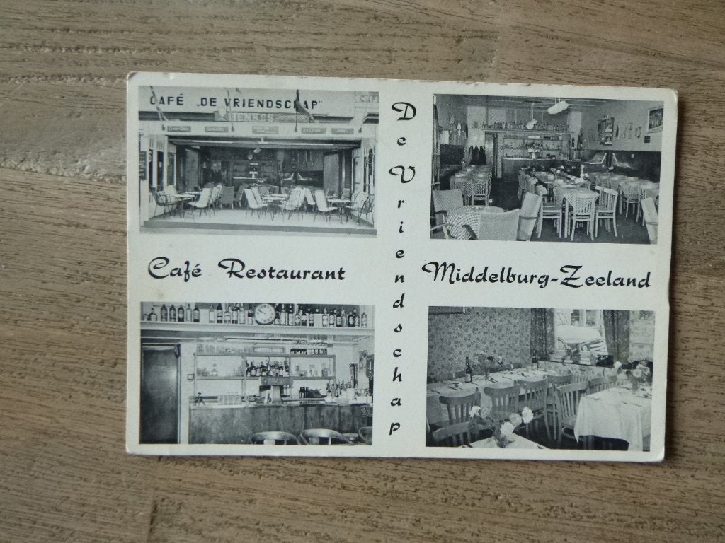 Middelburg, cafe restaurant De Vriendschap/interieur, Verzenden, 1980 tot heden, Ongelopen, Zeeland