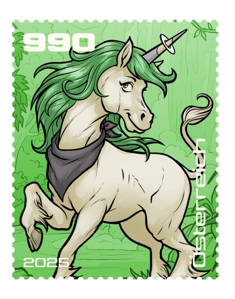 Oostenrijk 2025 Aurora Sparks Crypto - NFT Groen, Verzenden, Postfris, Overige thema's