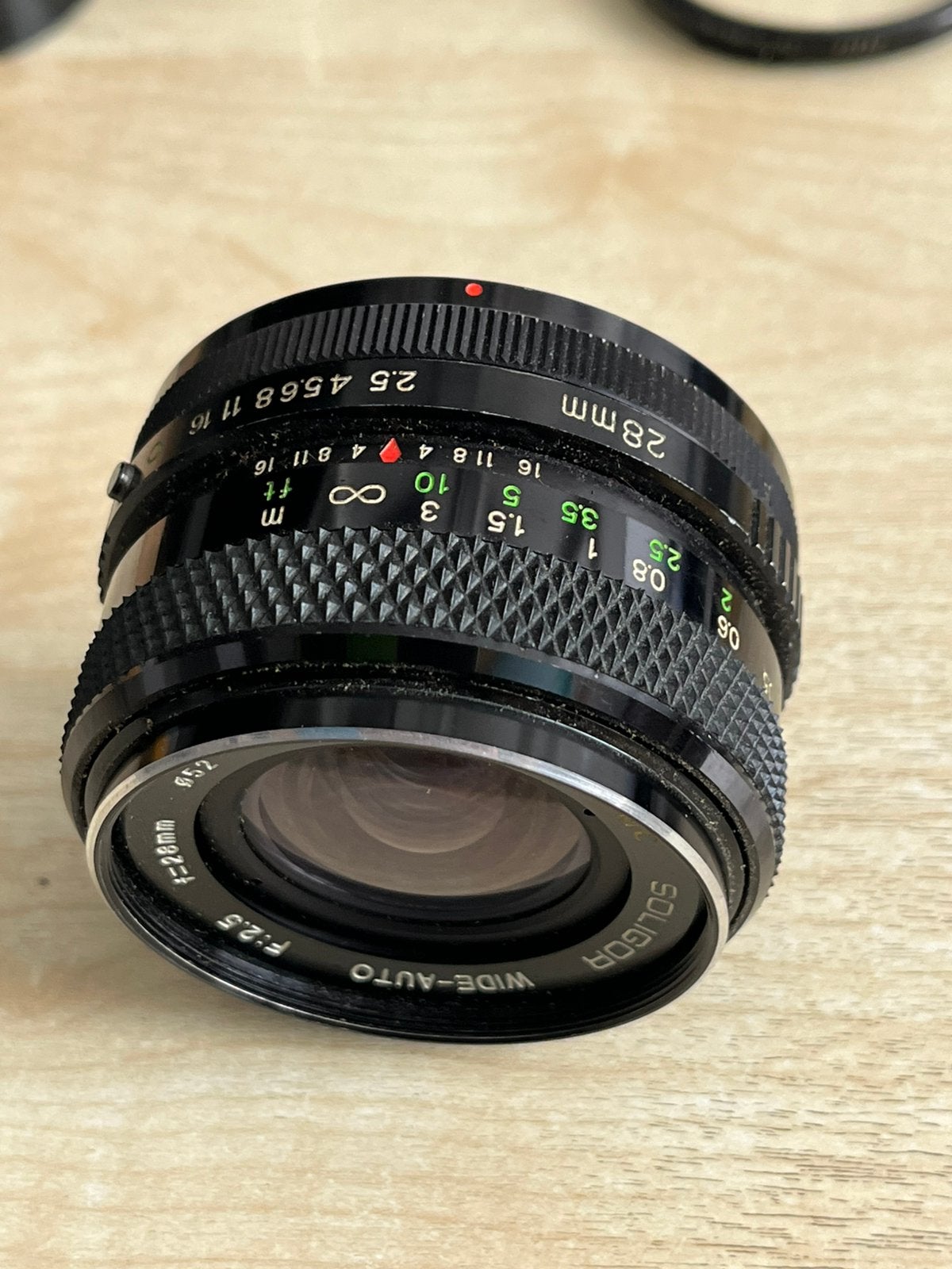 Soligor Groothoeklens 28 mm 1:2,5 wide auto Soligor, Audio, Tv en Foto, Fotografie | Lenzen en Objectieven, Gebruikt, Canon, Verzenden