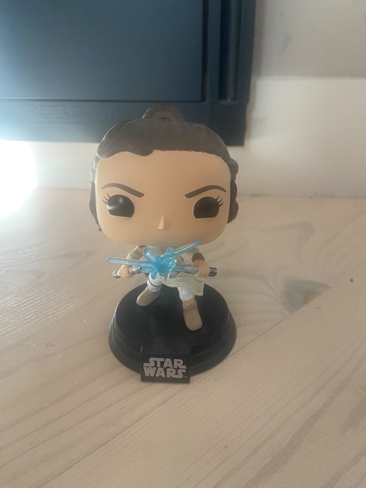 Funko Pop! Star Wars Rey met Lichtzwaarden, Ophalen of Verzenden, Zo goed als nieuw