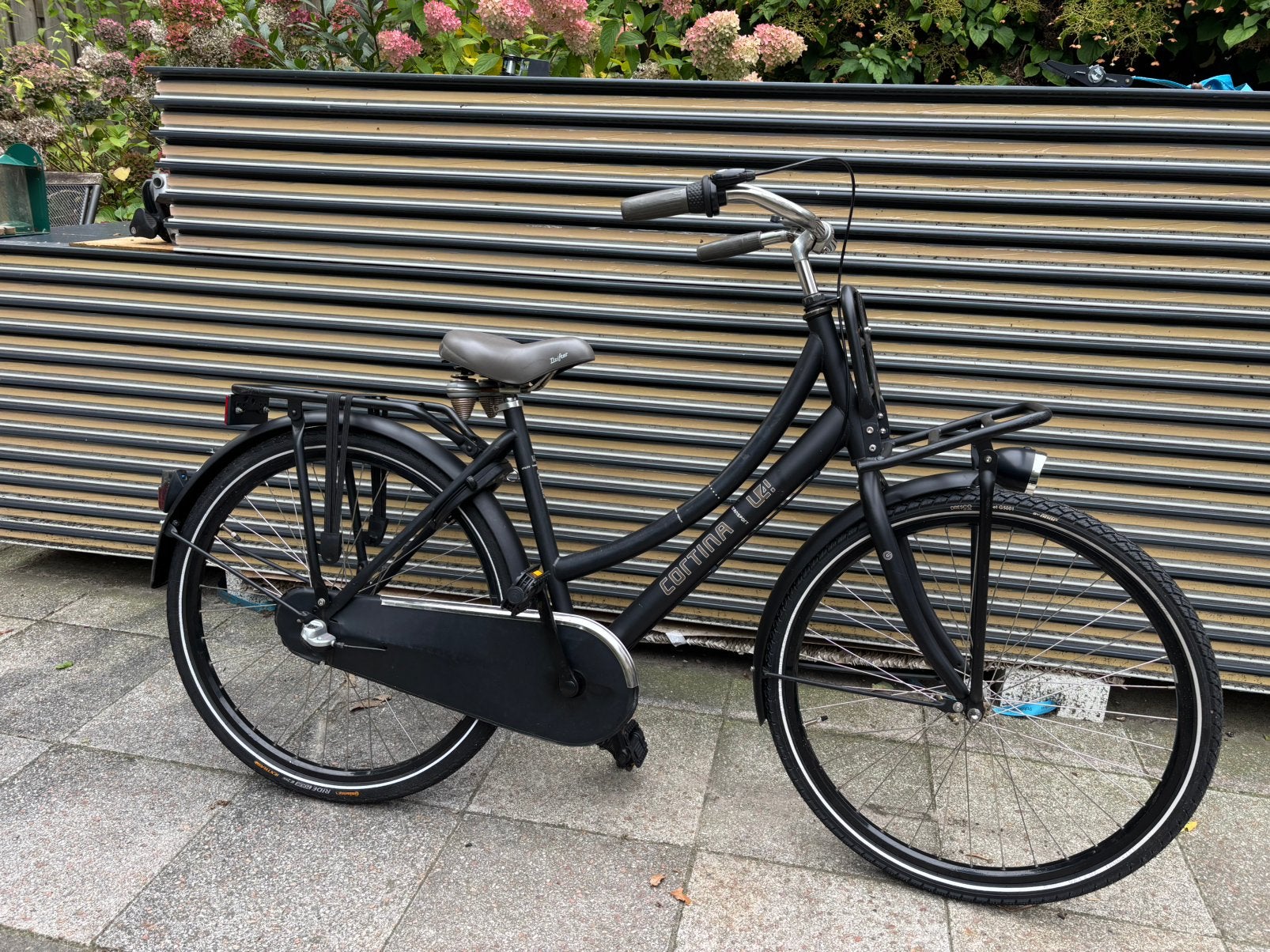 Cortina u4 26 inch 3v terugtraprem mat zwart, Terugtraprem, Gebruikt, Versnellingen, Ophalen