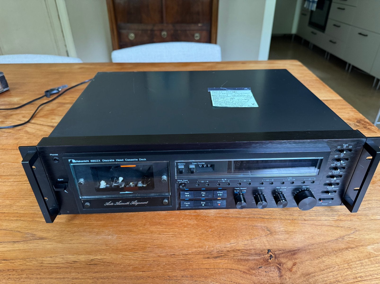 Nakamichi 680ZX, Audio, Tv en Foto, Cassettedecks, Ophalen, Enkel, Overige merken, Tiptoetsen