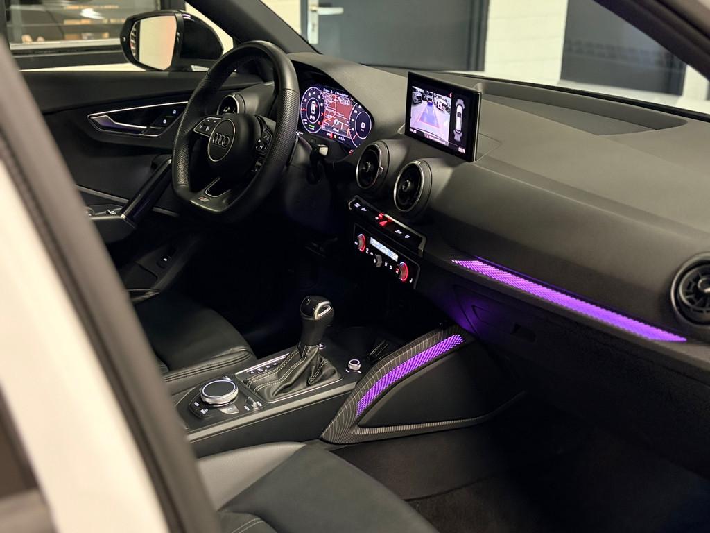 Audi Q2 35 TFSI 3x S-Line |Leder|Sfeer|Pano|Cam|Cruisecontro, Auto's, Audi, 4 cilinders, 150 pk, Wit, Leder