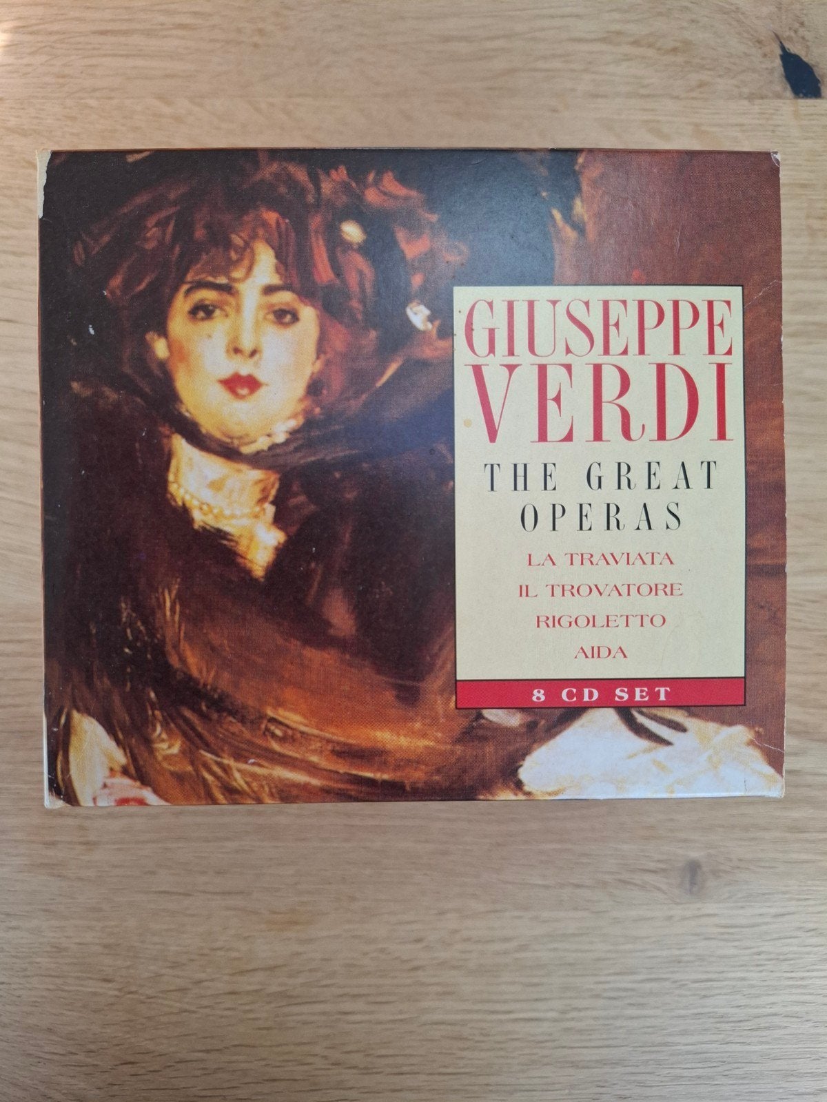 Giuseppe Verdi 8 cd set, Ophalen of Verzenden, Romantiek, Gebruikt, Opera of Operette