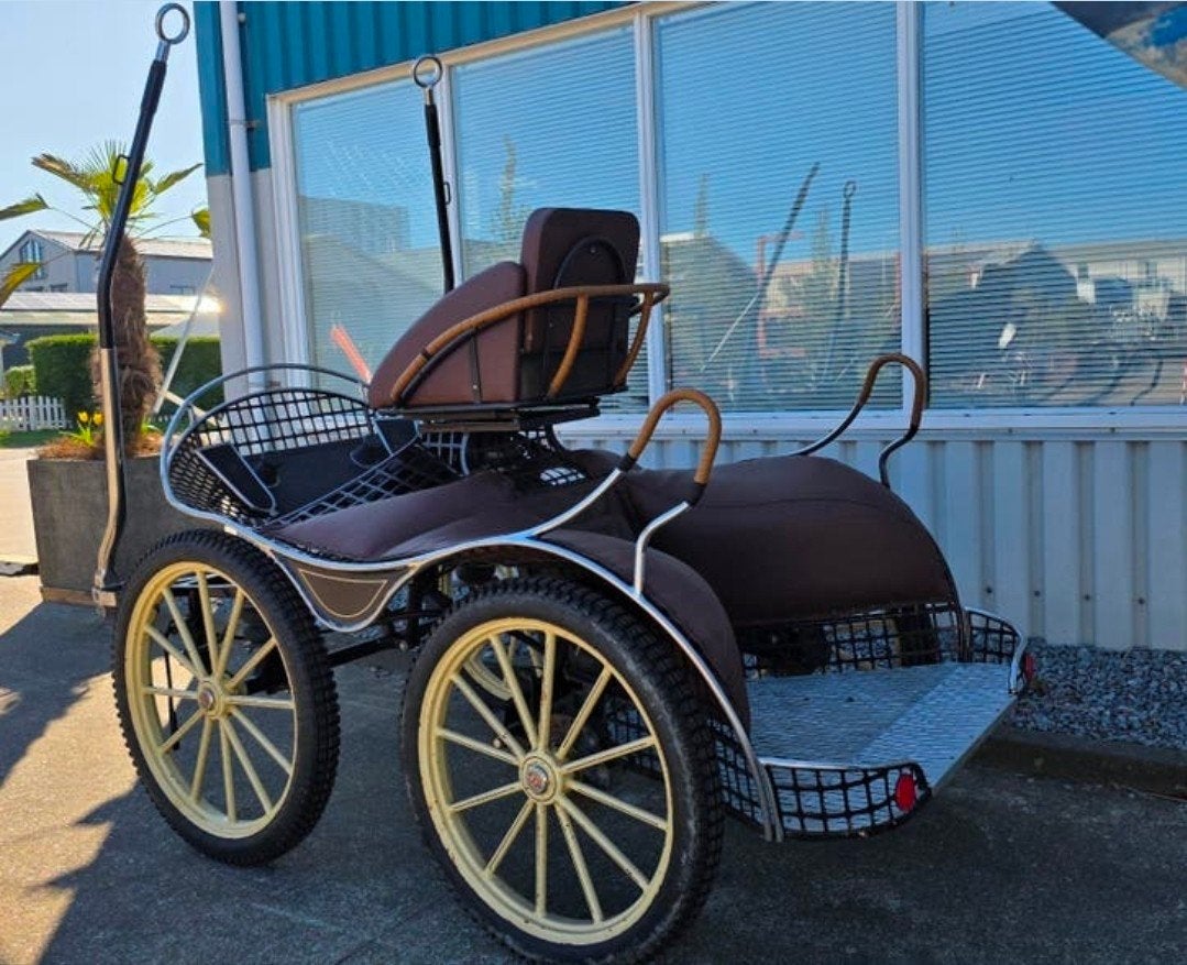 Zeer nette enkelspan Ergonomic marathonwagen/ menwagen 27/25, Dieren en Toebehoren, Rijtuigen en Koetsen, Paard