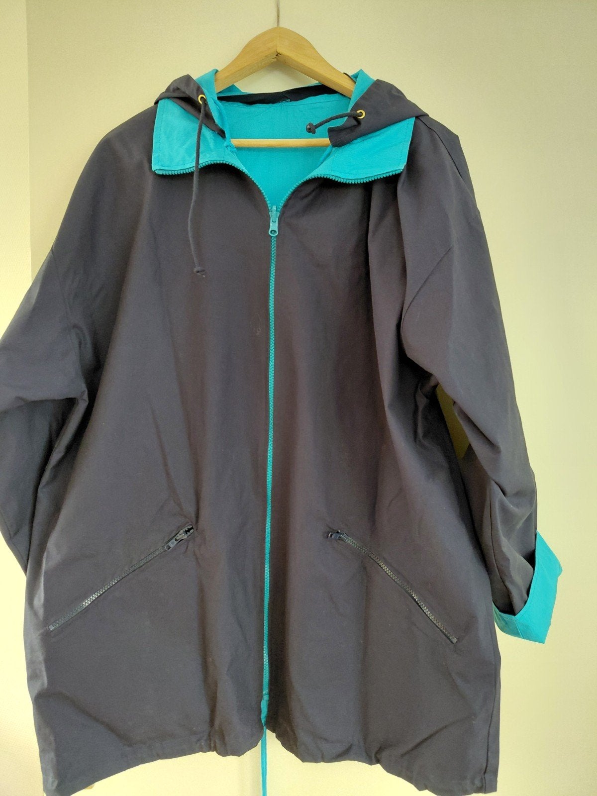 Eisenhans omkeerbare regenjas, zo goed als nieuw, Kleding | Dames, Jassen | Zomer, Maat 46/48 (XL) of groter, Ophalen of Verzenden