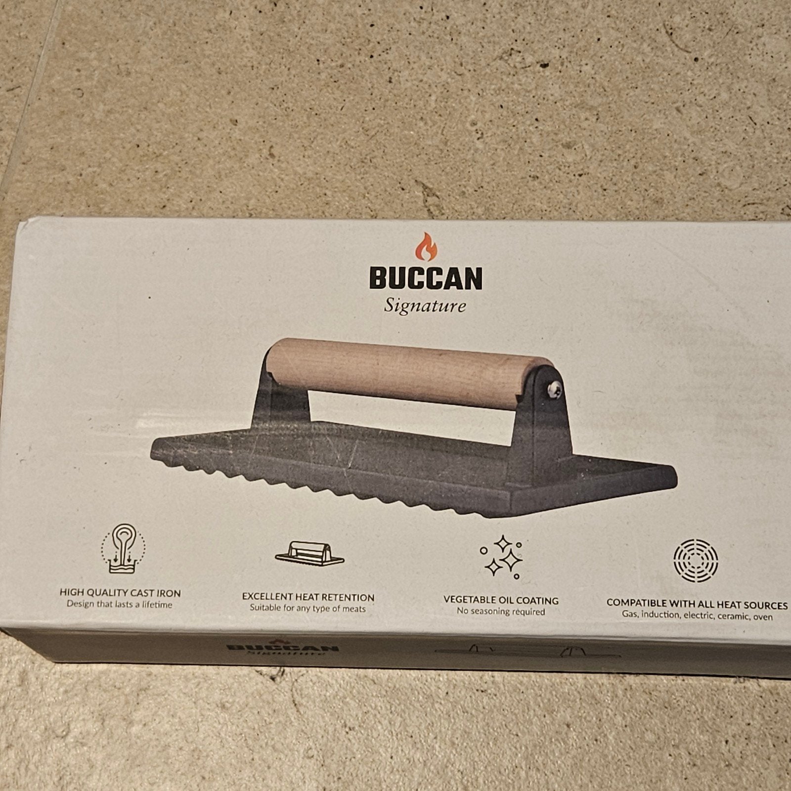 Buccan Signature Gietijzeren Grillpers - Nieuw, Ophalen, Nieuw, Buccan