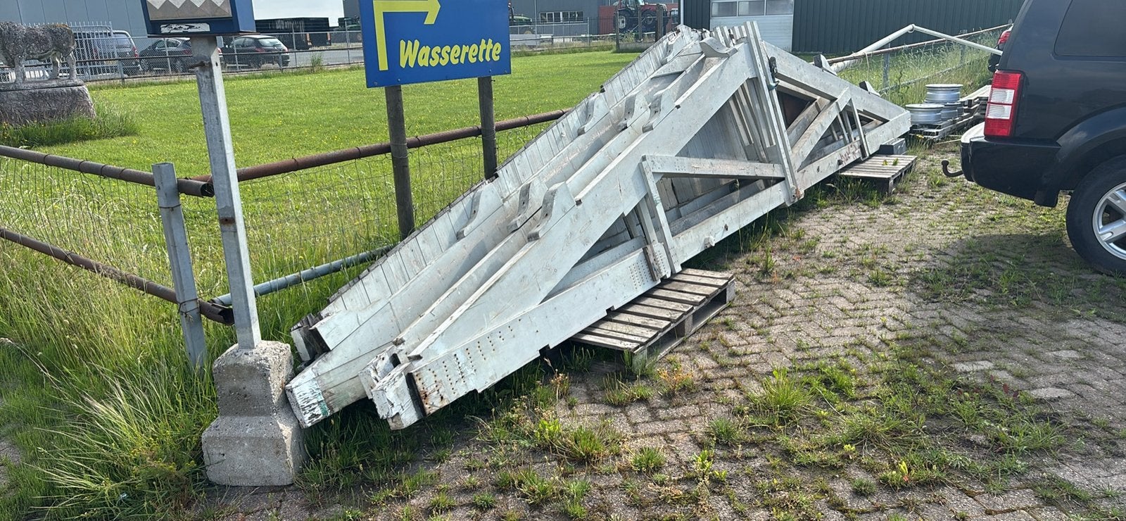 Gesloopt hok van alles wat, Doe-het-zelf en Verbouw, Hout en Planken, Ophalen, Plank, Overige houtsoorten, 50 mm of meer