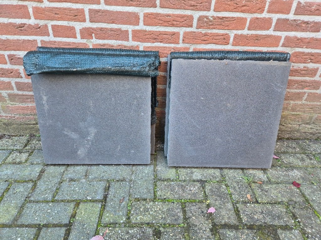 Terrastegel antraciet 50x50x5 cm, Ophalen, Nieuw, Minder dan 5 m², Beton