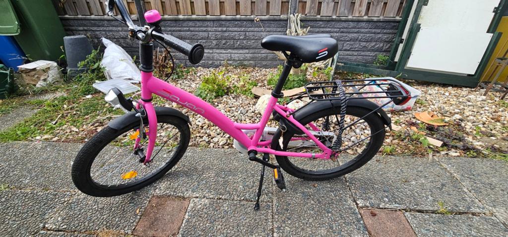 Roze meisjesfiets 20 inch -, Ophalen, Terugtraprem, Sojon, 20 inch