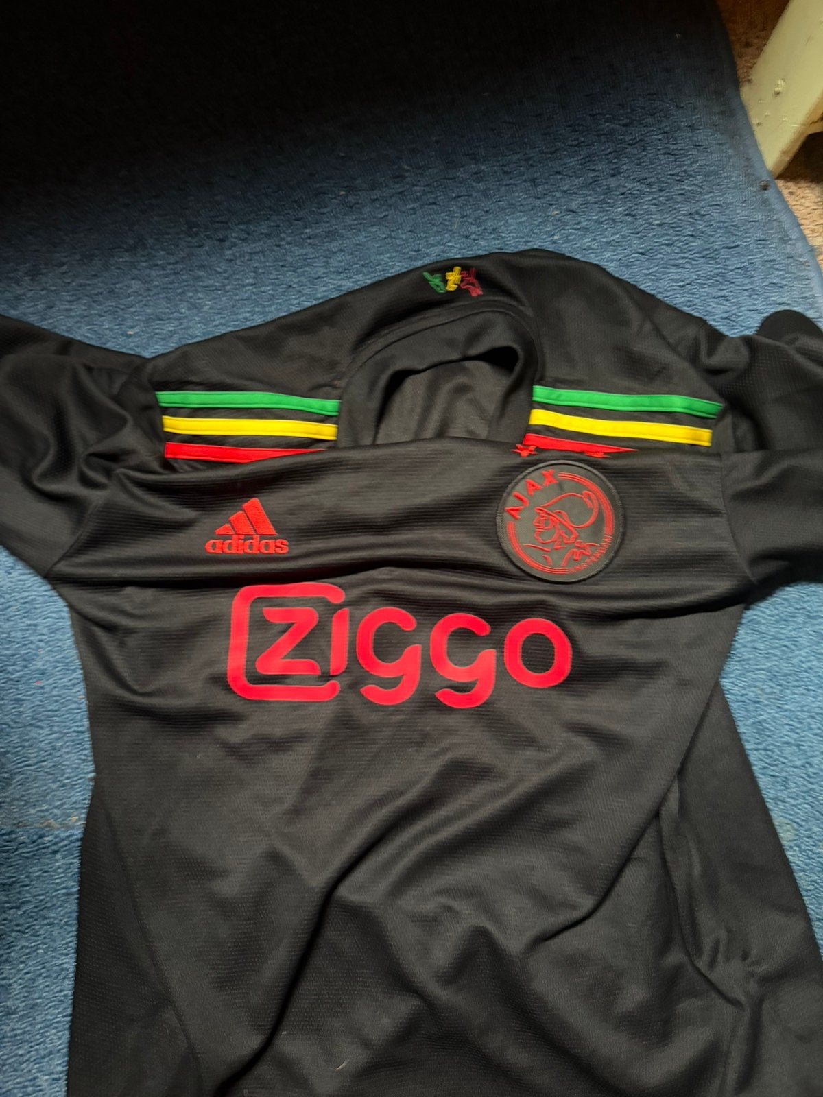 Ajax Bob Marley, Ophalen, Zo goed als nieuw, Maat 52/54 (L), Zwart