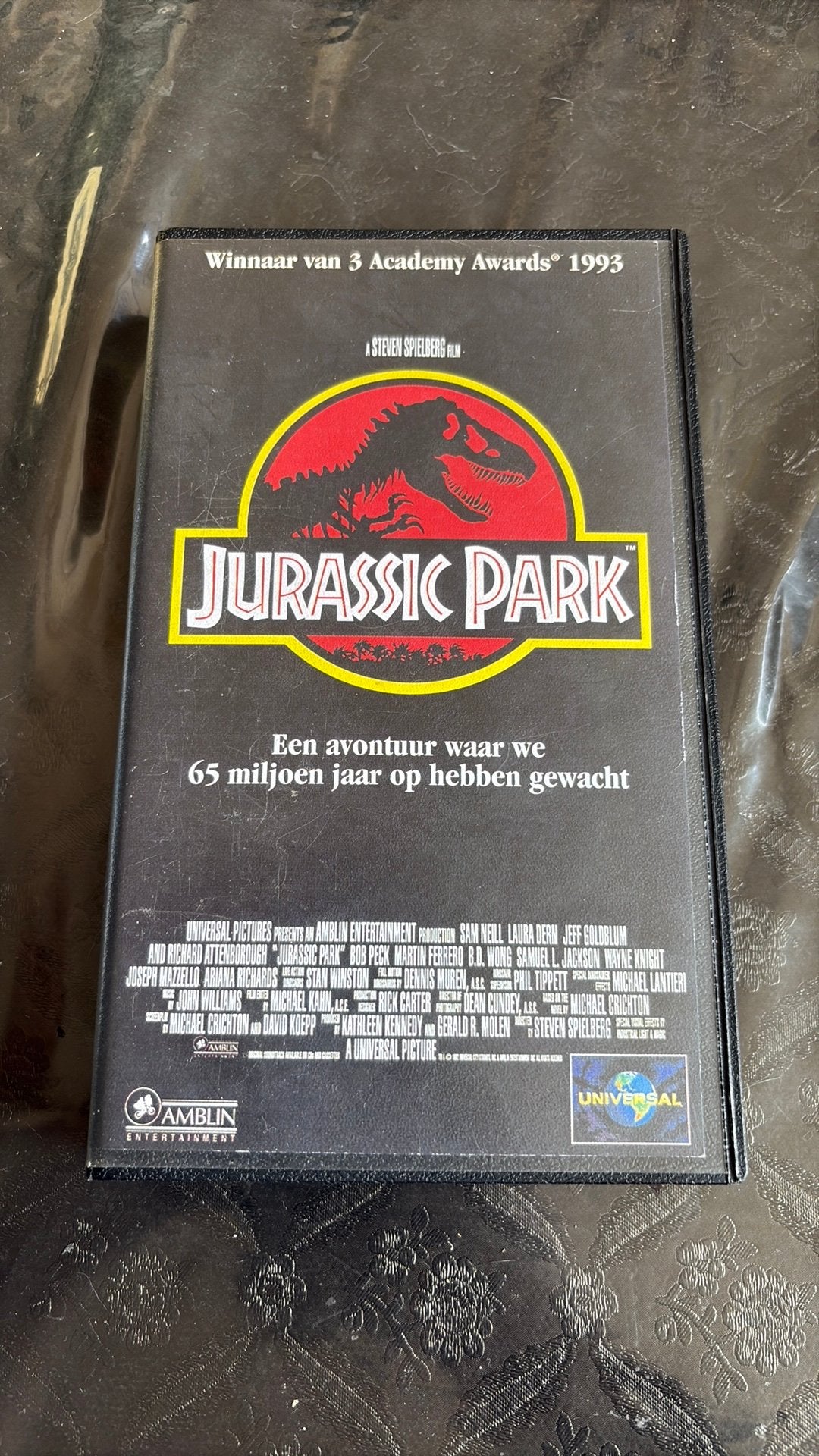 Jurassic Park op videoband, Alle leeftijden, Ophalen of Verzenden, Gebruikt, Actie en Avontuur
