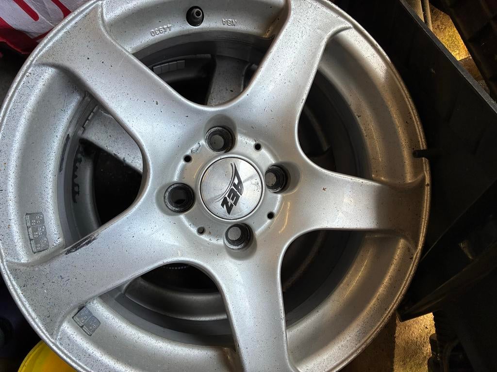 AEZ icon 5 Velgen15 inch - PCD 100 ET38, Ophalen, Gebruikt