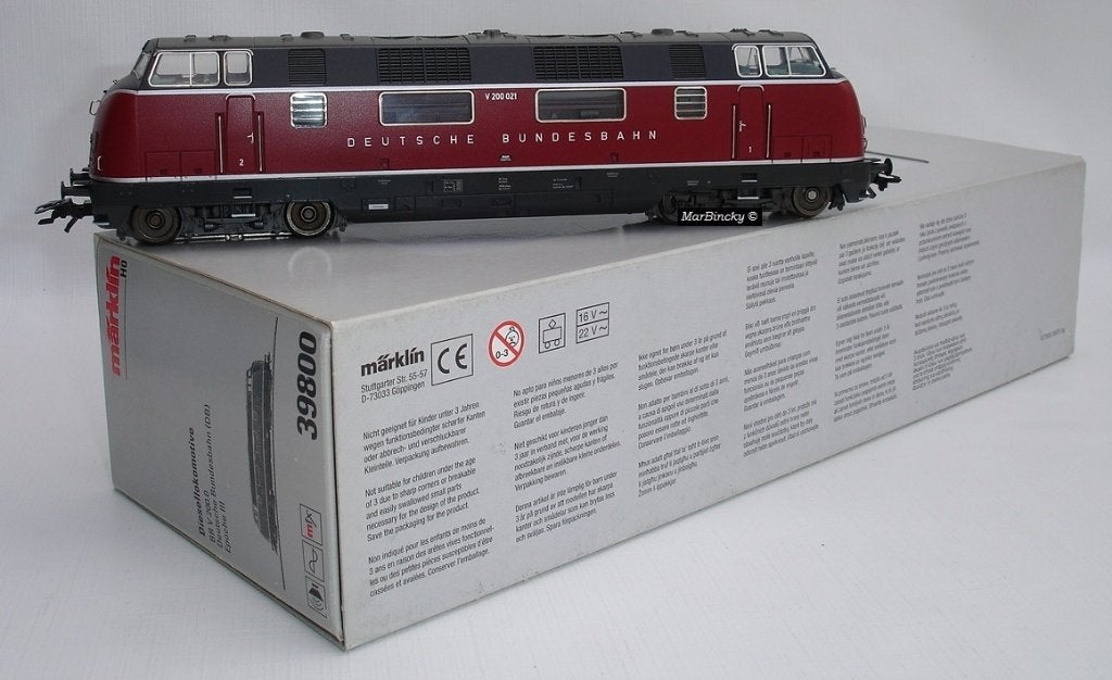 Märklin 39800 V 200.0 van de Deutsche Bundesbahn 1956 !, Hobby en Vrije tijd, Wisselstroom, Locomotief, Nieuw, Ophalen of Verzenden