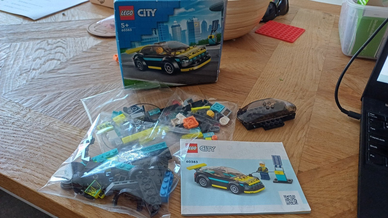 Lego 60383-1 City Electric sports car, City, Lego, Ophalen of Verzenden, Zo goed als nieuw