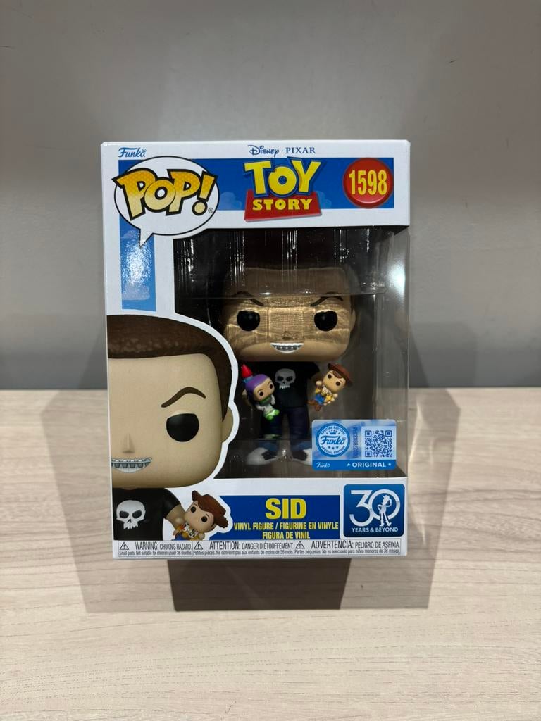 Funko Pop! Sid #1598 – Disney Pixar Toy Story 30 Years, Funko Europe, Nieuw, Ophalen of Verzenden, 4th floor, 1 Queen Caroline St, London W6 9YN, Verenigd Koninkrijk
