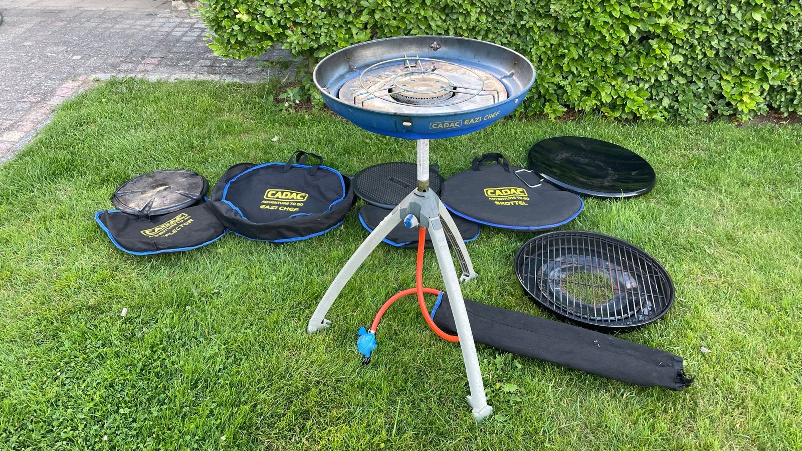Cadac Skottelbraai, Ophalen, Gebruikt