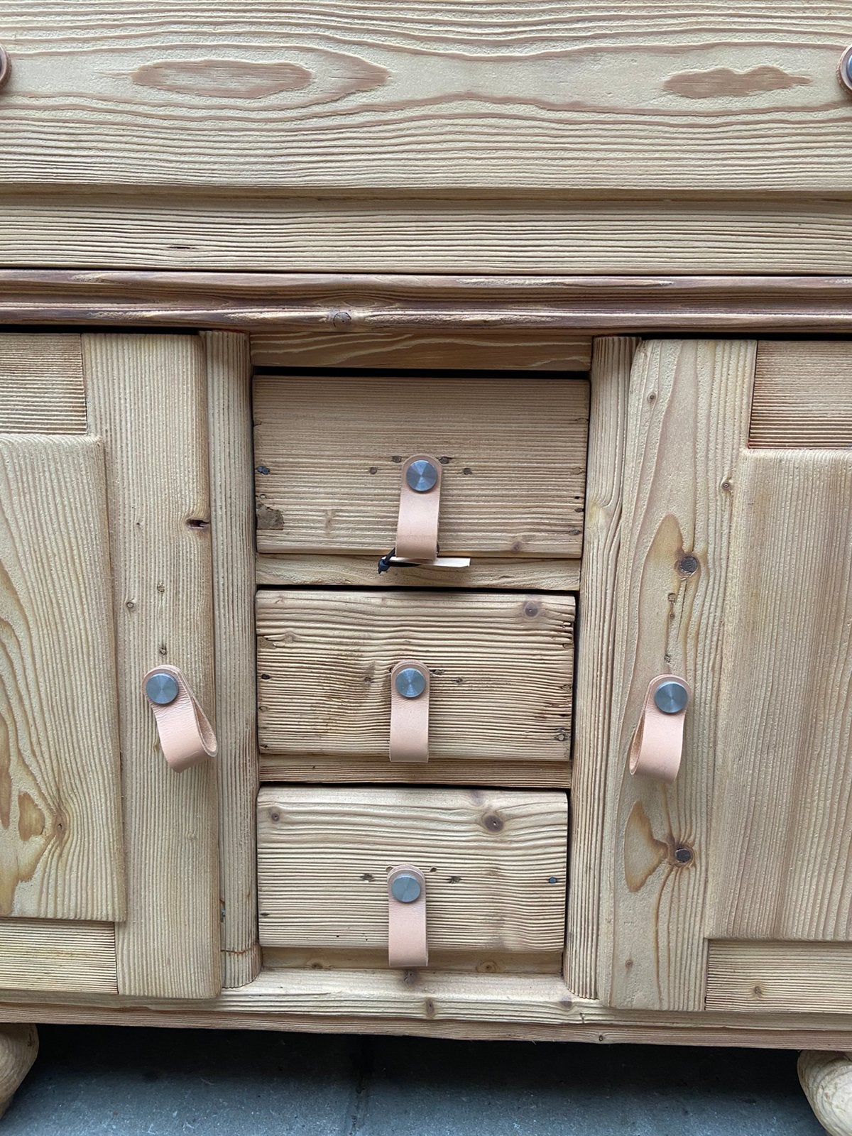 Stoer landelijk oud grenen commode kast, Ophalen, Gebruikt, Landelijk, Grenenhout