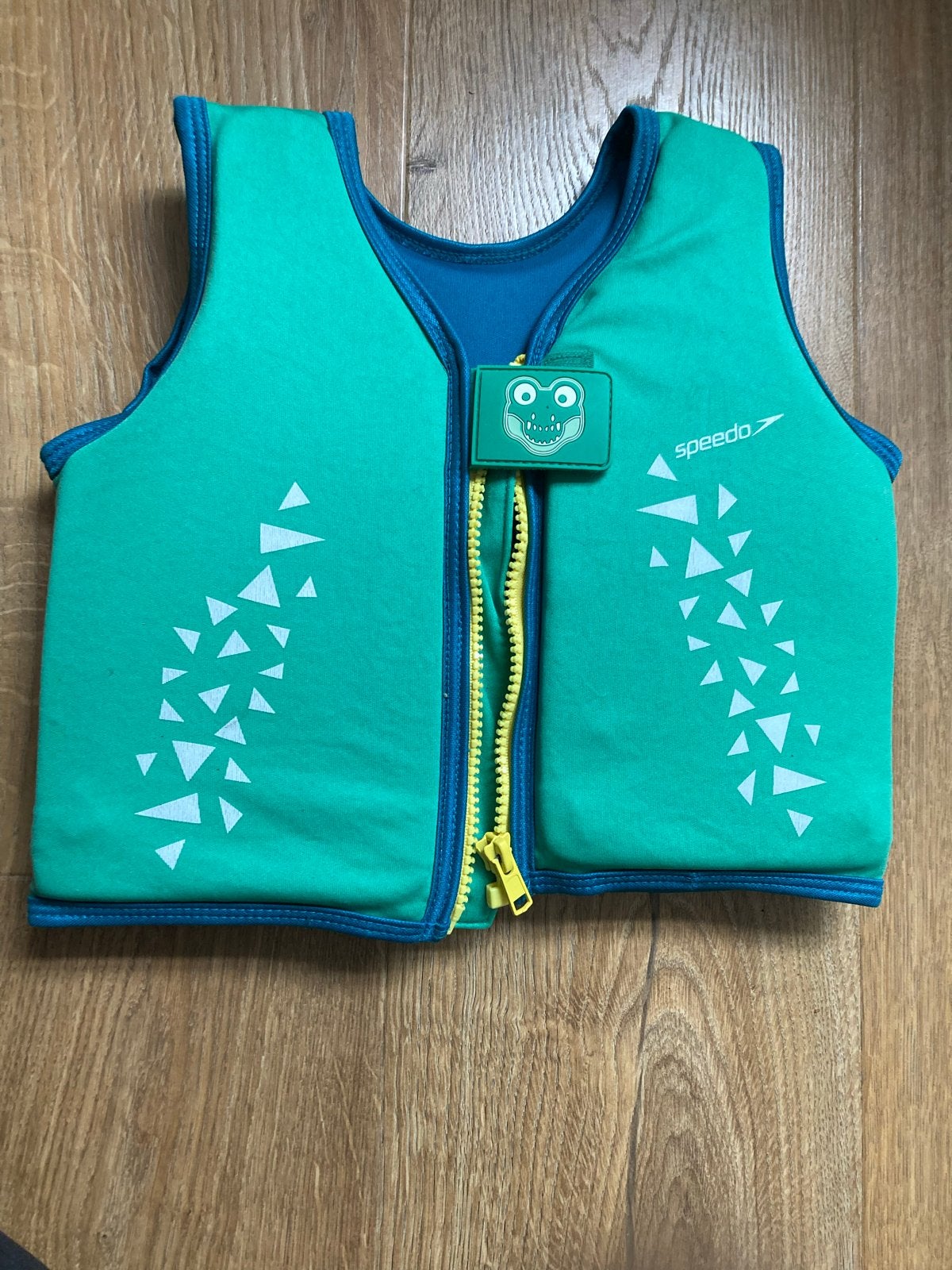 Speedo Zwemvest Baby Dreumes - Groen met Dino-details, Ophalen of Verzenden, Zo goed als nieuw, Jongetje of Meisje