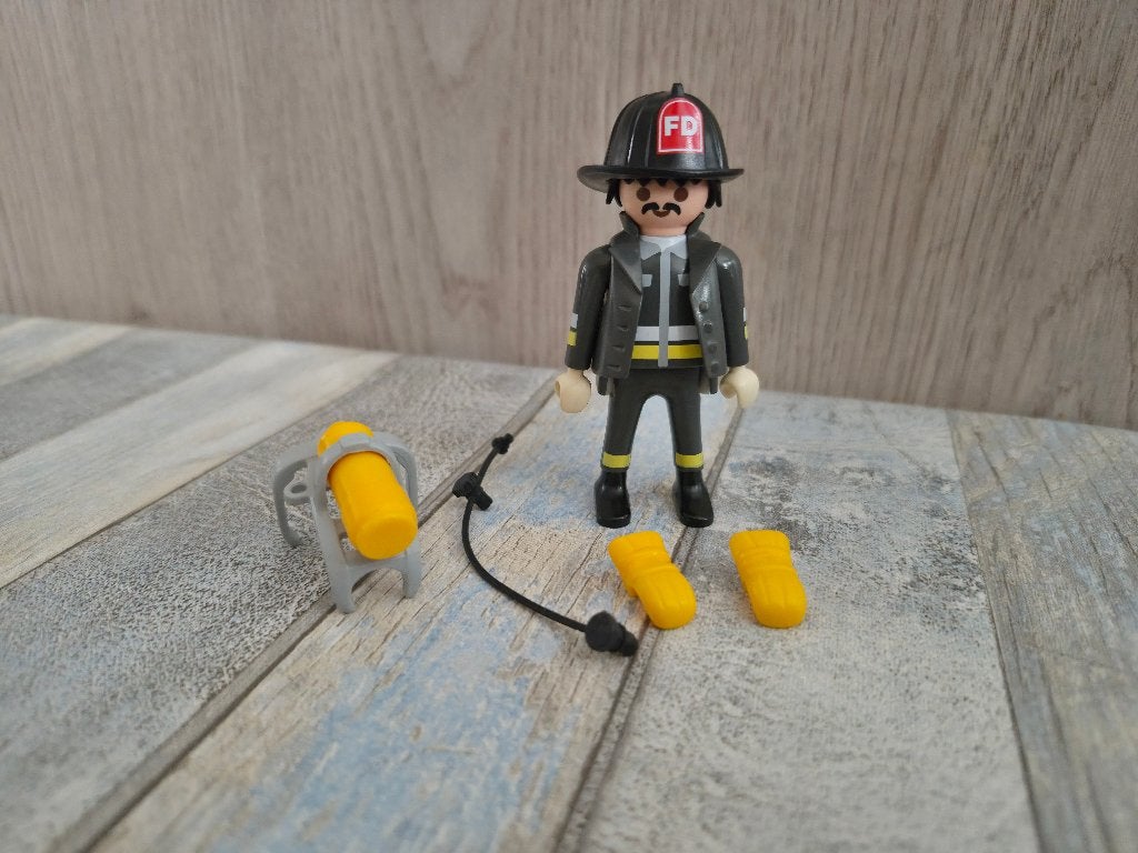 Playmobil Brandweercommandant Figuur, Kinderen en Baby's, Speelgoed | Playmobil, Verzenden, Zo goed als nieuw