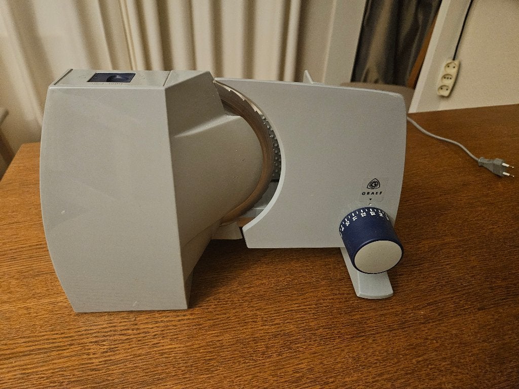 Snijmachine Graef E-130 Economic, Gebruikt, Kunststof, Zilver, Ophalen of Verzenden