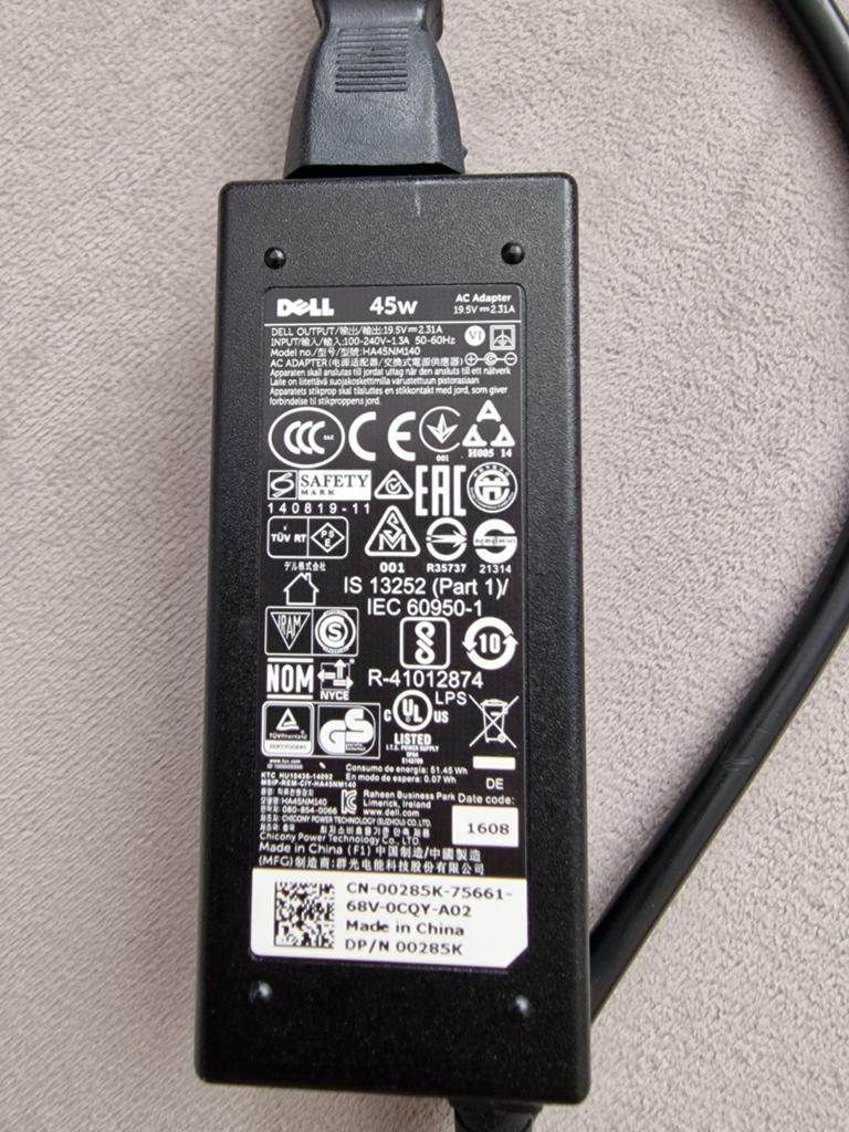 Dell 45W AC Adapter - Oplader voor Laptop, Ophalen, Gebruikt, Dell