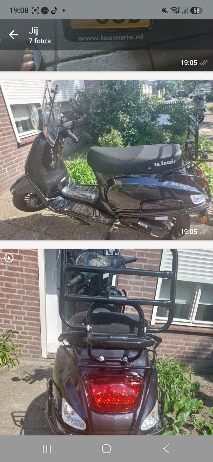 La Souris scooter - 3 jaar oud, met gebruikssporen, Gebruikt, Benzine, Ophalen, Overige merken