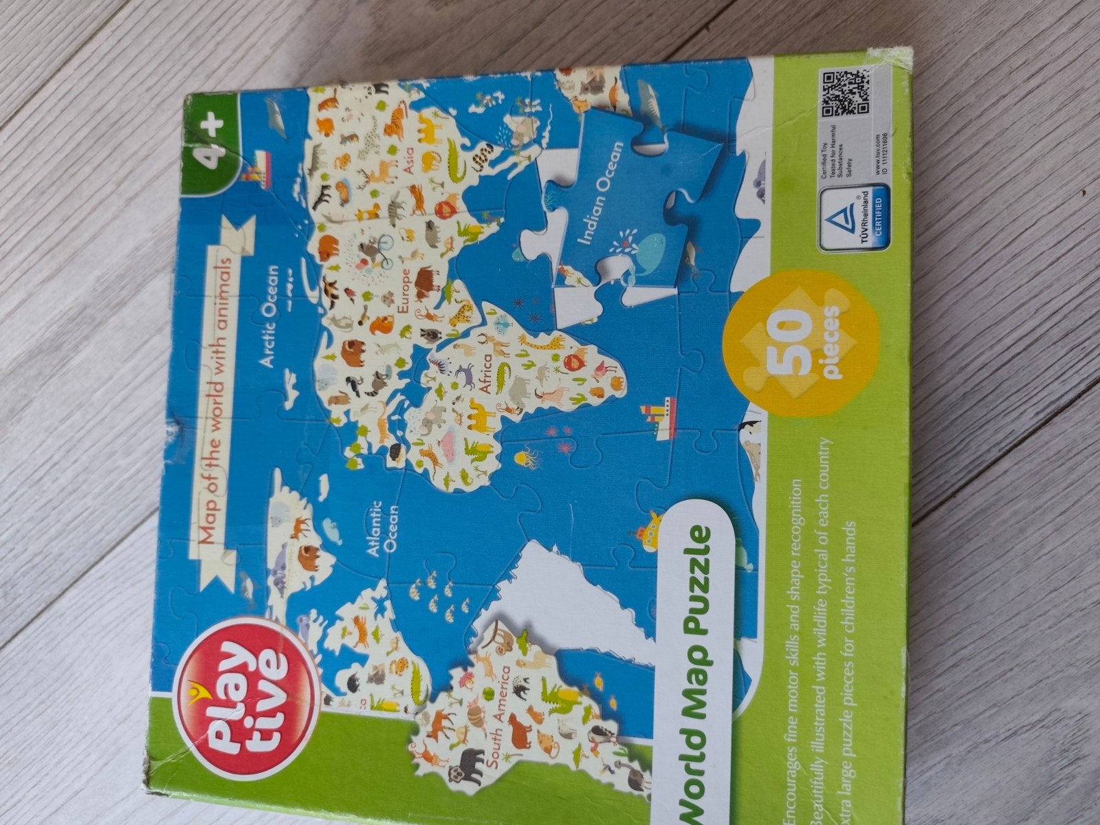 Wereldkaart puzzel, Ophalen, 500 t/m 1500 stukjes