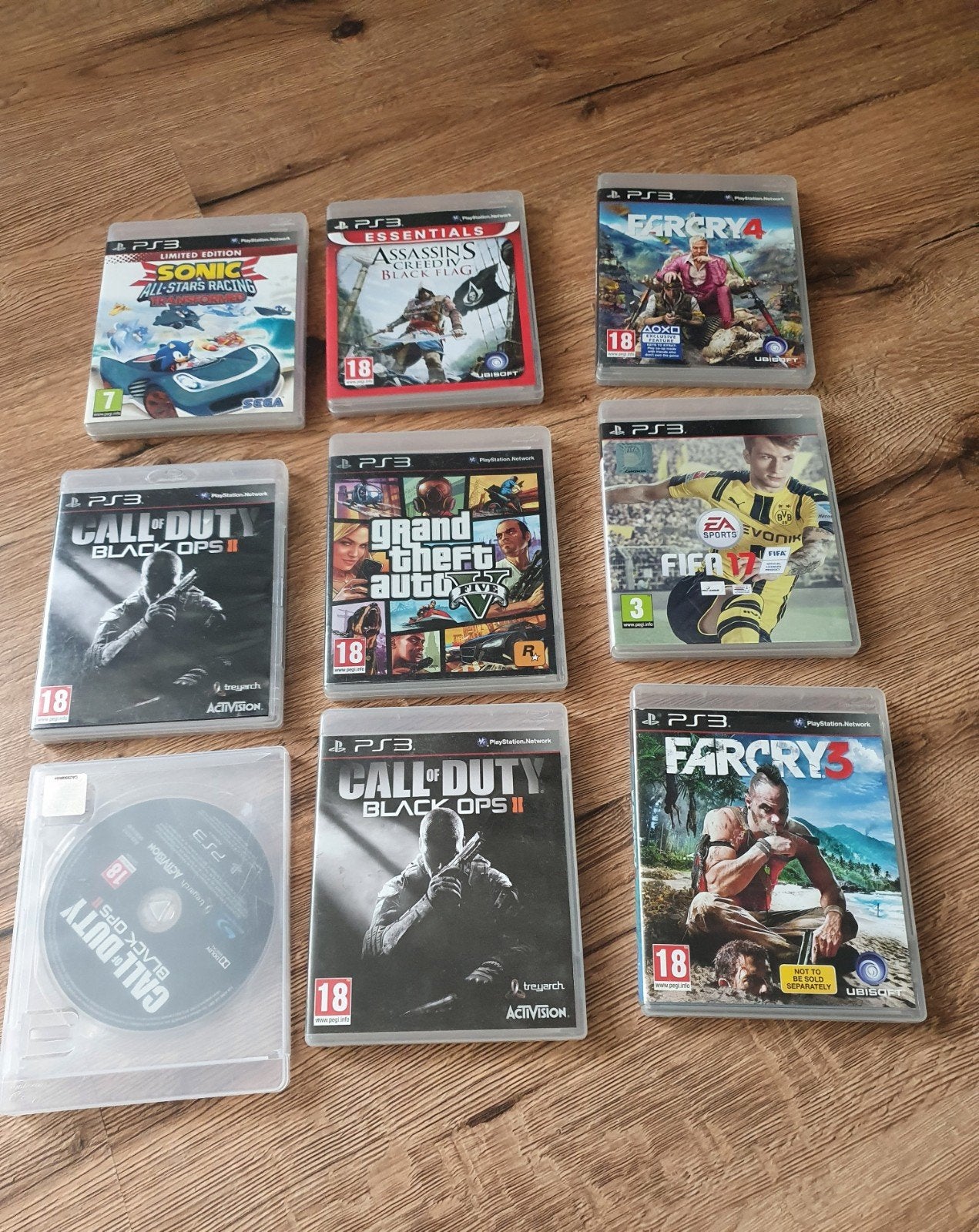 bundel: Assassin's Creed, Call of Duty, Far Cry, GTA V, Ophalen of Verzenden