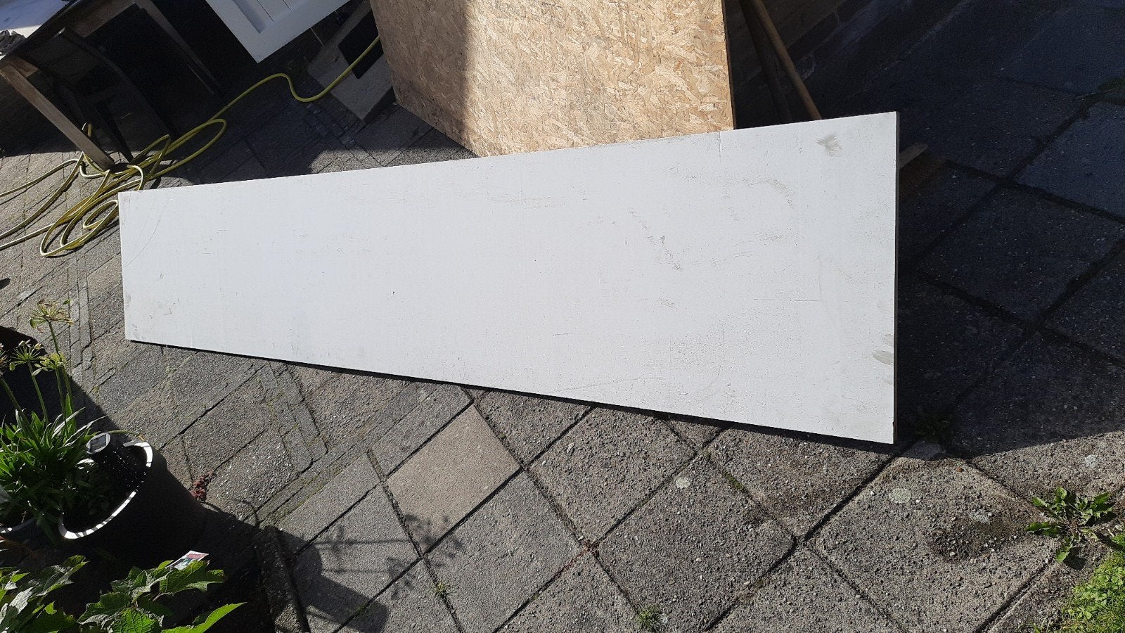 Multiplex plaat wit gegrond 18mm, Ophalen, Minder dan 25 mm, Nieuw, 200 tot 250 cm