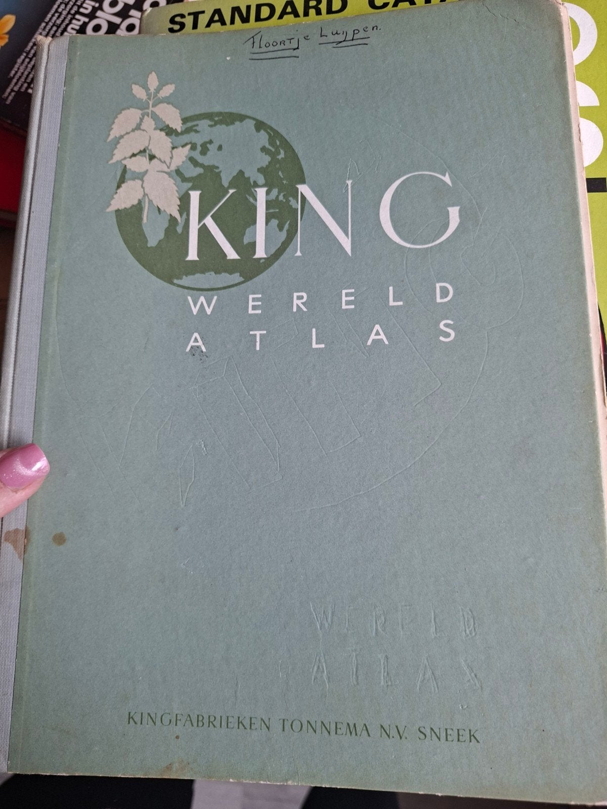 King Wereld Atlas - Vintage Wereldatlas, Overige atlassen, Ophalen of Verzenden, 1800 tot 2000, Wereld