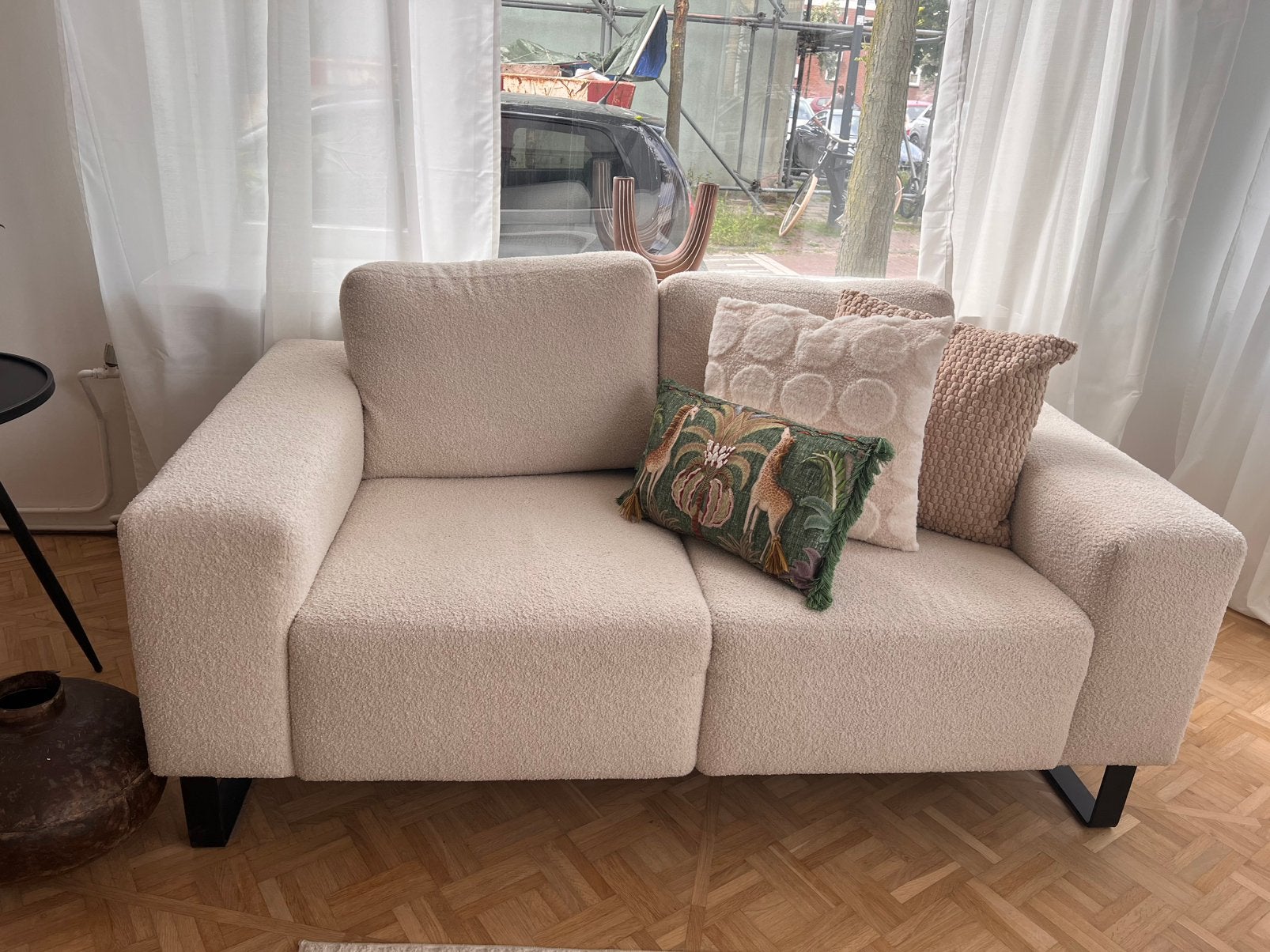 Teddy Bankje, Huis en Inrichting, Banken | Sofa's en Chaises Longues, Ophalen, Tweepersoons, 75 tot 100 cm, Zo goed als nieuw