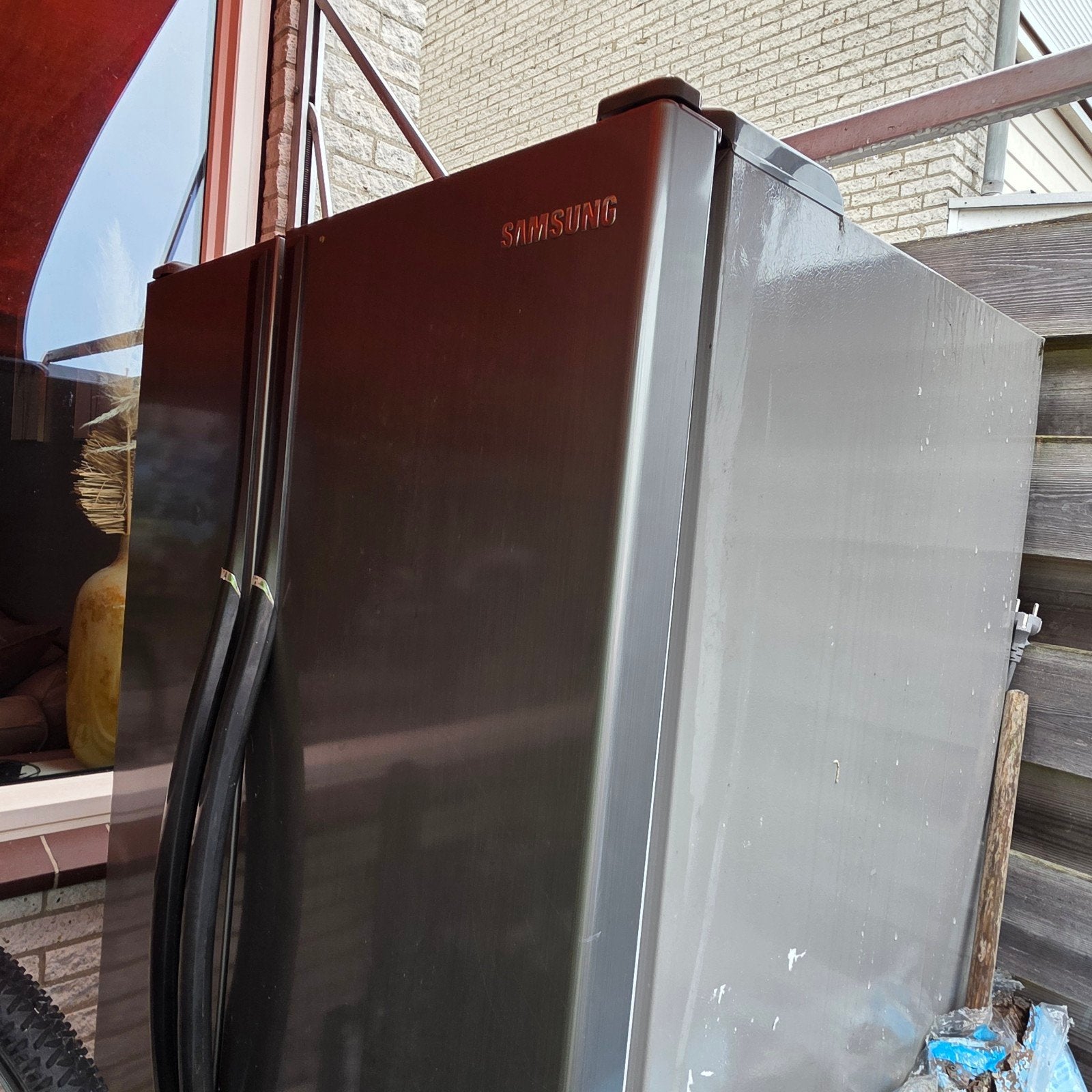 defecte koel vries combi, Witgoed en Apparatuur, Ophalen, 200 liter of meer, 160 cm of meer, Niet werkend