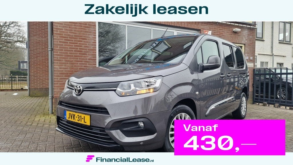 Toyota ProAce CITY Verso 1.2 Turbo Live L2 7 Pers Long, Stoe, Stof, Gebruikt, 1199 cc, 7 stoelen