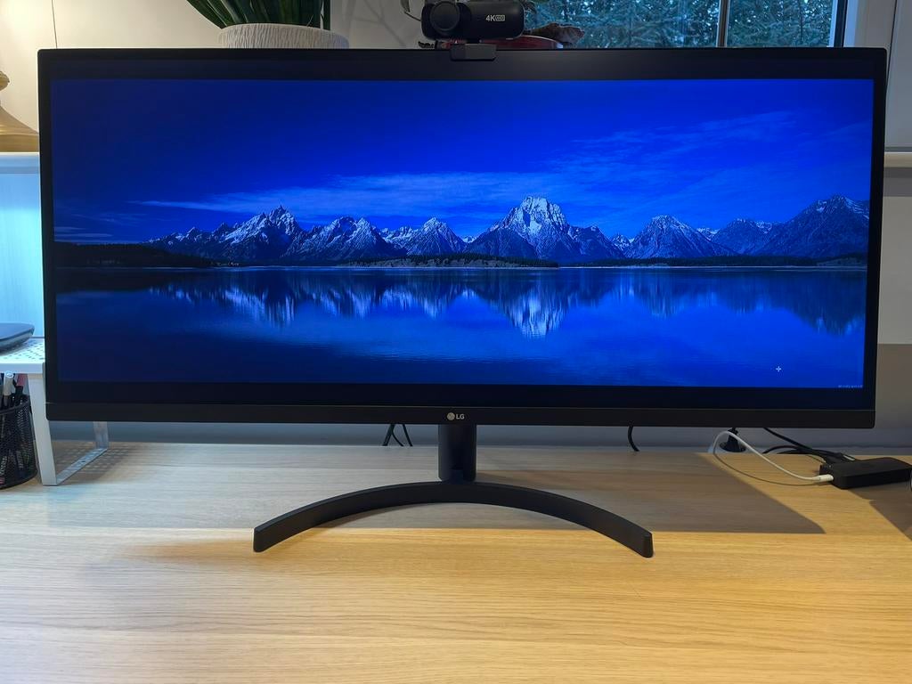 LG 34WP500-B widescreen monitor, Computers en Software, Monitoren, Ophalen, HDMI, IPS, Zo goed als nieuw